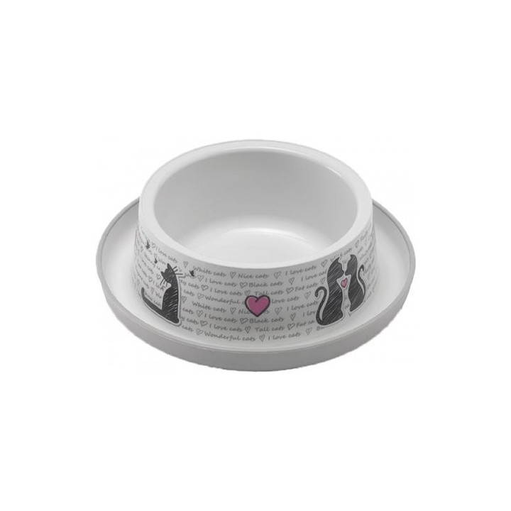 Moderna Cats in Love Dinner Food Bowl (Futternapf)