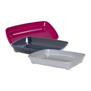 Moderna Haustiertoilette - Warmes Grau