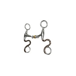 Western Snaffle-Trense für Pferde Metalab Antique Shot S