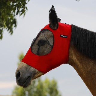 Fliegenhaube für Pferde aus dehnbarem Lycra Pro-Tech