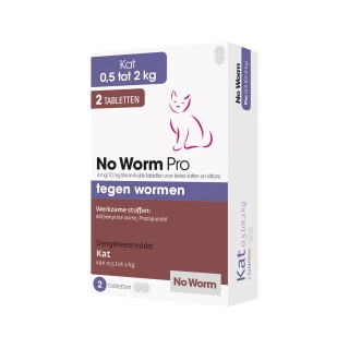 No Worm Pro Kitten und Kleine Katze - 2 Tabletten
