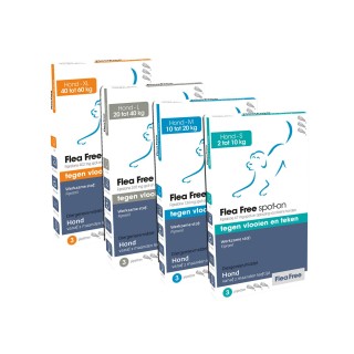 Flea Free Fipralone Spot-on Hund - 2 - 10 kg - 3 Pipetten