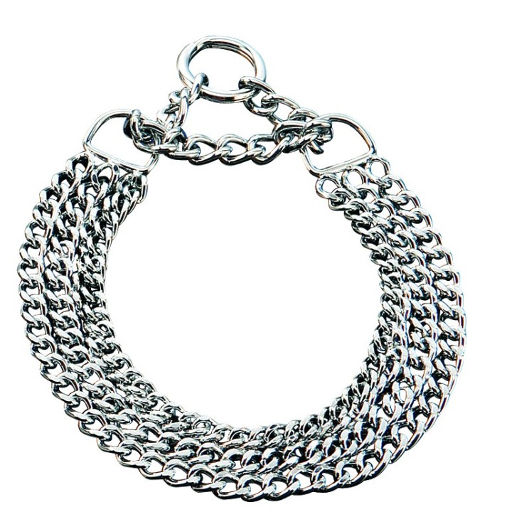 Halsband für das Training von Hunden mit 2 Reihen Sprenger