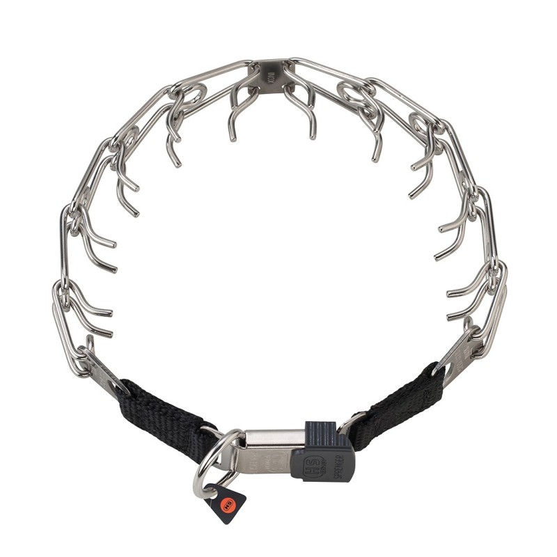 Hundedressurhalsband aus Nylon und Edelstahl Sprenger Ultra-plus