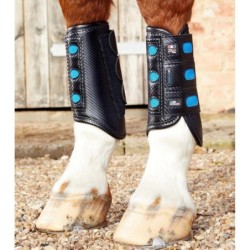 Hintere Gamaschen für Pferde Premier Equine Super Lite Carbon Tech