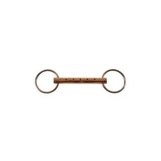 Mors mit 2 Ringen für Pferd mit Kupferflöte Umbria Equitazione