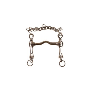 Mors Pelham für Pferde aus Edelstahl Umbria Equitazione