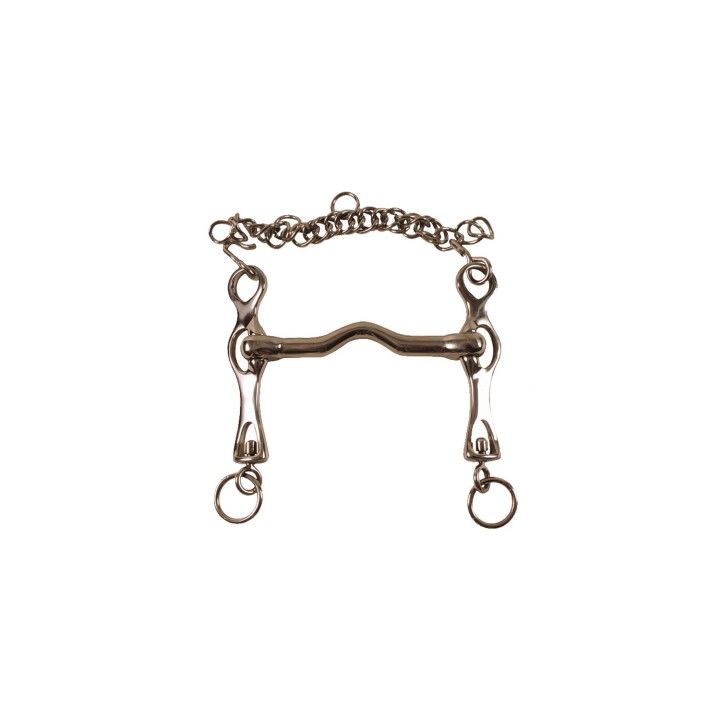 Mors Pelham für Pferde aus Edelstahl Umbria Equitazione