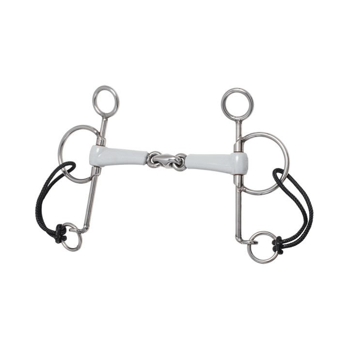 Pelham für Pferde mit langer doppelter Brechung Beris