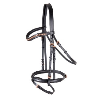 Kombinierte Nasenriemenreithalfter Star Rosemary