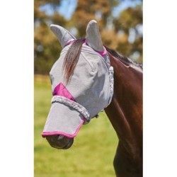 Fliegenmaske für Pferde mit Ohren- und Nasenschutz Weatherbeeta Comfitec Deluxe Durable