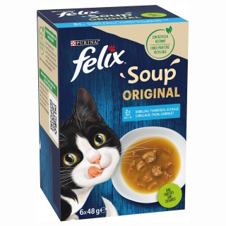 Felix Soup 6 x 48 g - Geschmacksvielfalt aus dem Wasser