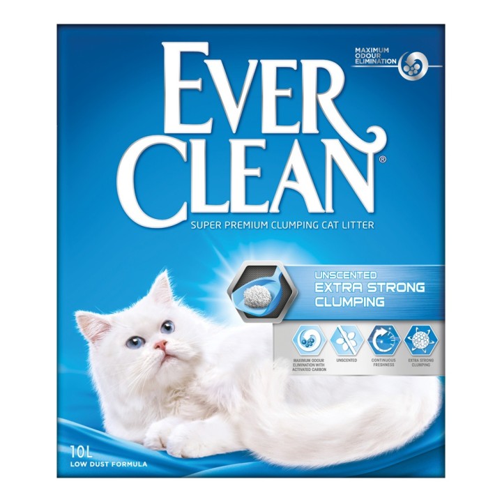 Ever Clean® Extra Strong Klumpstreu Parfümfrei - 10 l