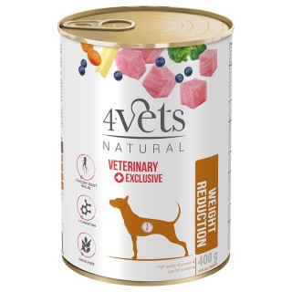 4Vets Natural Hund Weight Reduction 400 g - 6 x 400 g