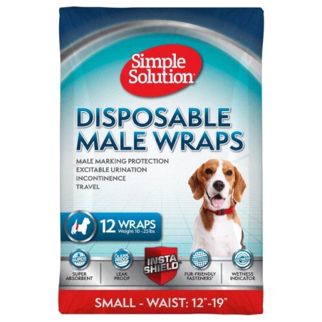 Simple Solution Einwegwindel für Rüden - Größe S: 30 - 48 cm, 12 Stück