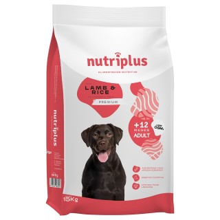 Nutriplus Adult Dog mit Lamm - 15 kg