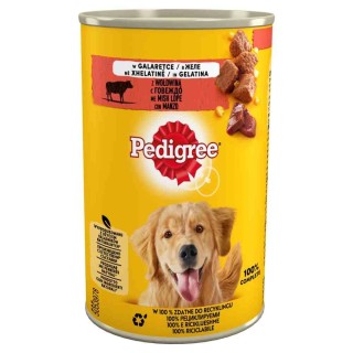 Pedigree Nassfutter zum Sonderpreis! - Adult Classic mit Rind (24 x 400 g)