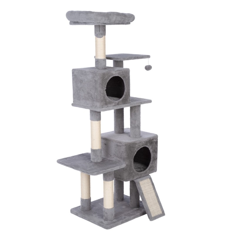 zooplus Basics Kratzbaum groß - grau
