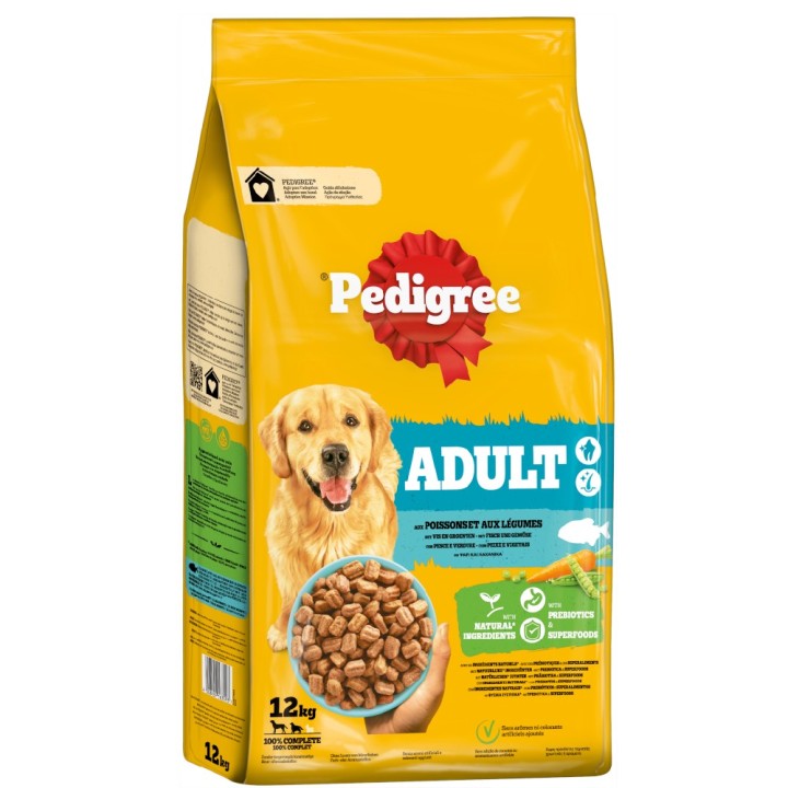 Pedigree Adult mit Fisch & Gemüse - 12 kg