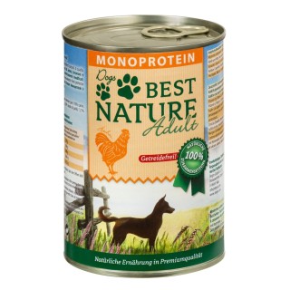 Best Nature Adult Dog Monoprotein 6 x 400 g - Huhn