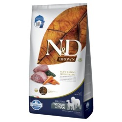 Farmina N&D Dog Brown Adult Medium & Maxi mit Lamm, Karotte & Spirulina - 7 kg