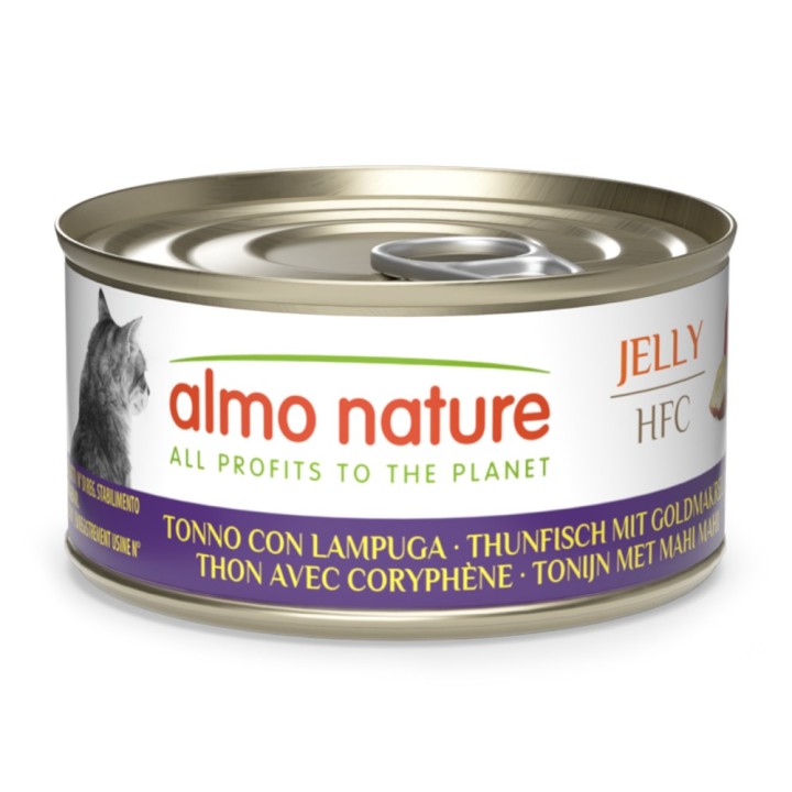 Almo Nature HFC Jelly 6 x 70 g - Thunfisch mit Goldmakrele