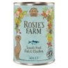 5 + 1 gratis! Rosie's Farm Adult 6 x 400 g - Fisch & Huhn