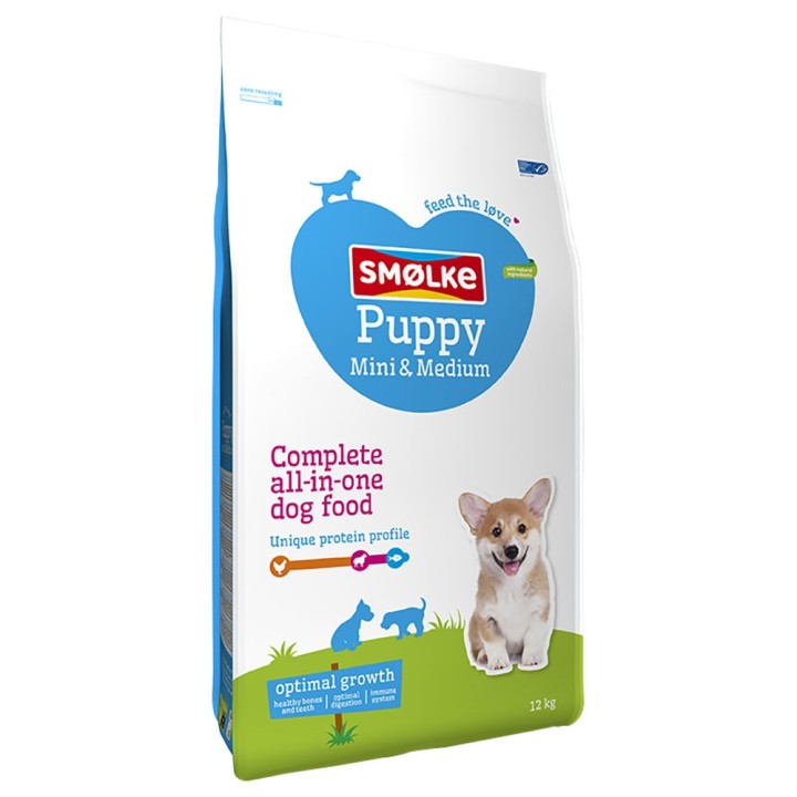 2 x 12 kg Smølke Puppy zum Somderpreis! - Mini-Medium