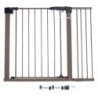 TIAKI Braunes Hundegitter mit Seitenteil - Höhe 78 cm, Breite 77 bis 103 cm
