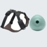 Ruffwear Hundegeschirr + Hundespielzeug Huckama gratis! - Front Range, Basalt Gray Größe M: 69 - 81 cm Brustumfang