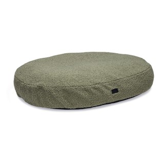 Designed by Lotte Ovales Hundekissen Yndis - grün:  L 100 x B 70 x H 15 cm