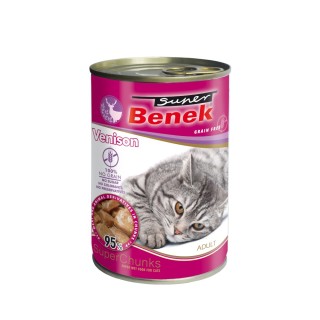 Super Benek Getreidefrei Chunks 10 x 415 g - Wild in Sauce