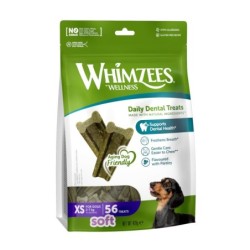 Whimzees by Wellness Soft Snacks - Größe XS: für sehr kleine Hunde (2-7 kg, 56 Stück)