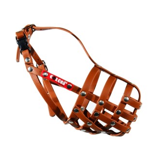 COLORI® Maulkorb Schäferhund M, hellbraun - Größe 5