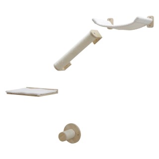 Kerbl Pet Kletterwand Alps für Katzen - 4-teiliges Set