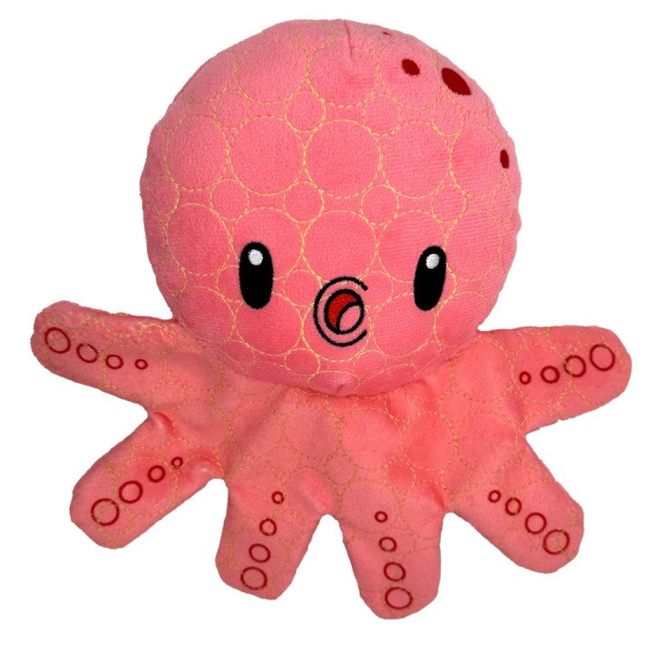 Bite Force Kevlar Hundespielzeug Octopus -  L 23 x B 23 x H 8 cm
