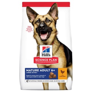 4 kg gratis! 18 kg Hill's Science Plan - Mature Adult 6+ Large mit Huhn