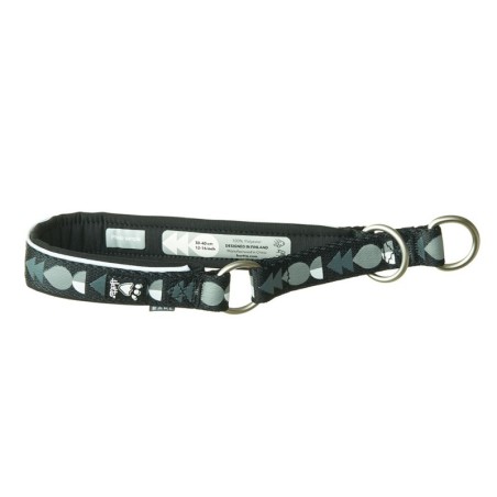 Hurtta Bare Zug-Stopp Halsband, coal - 40 - 50 cm Halsumfang, 35 mm breit