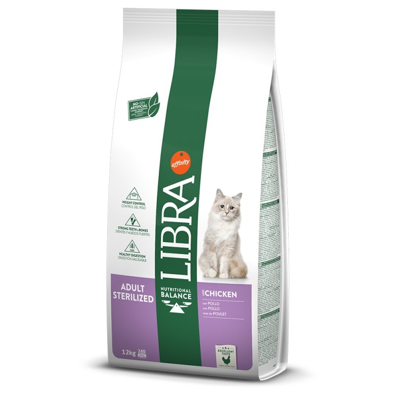 2 x 12 kg Libra Cat zum Sonderpreis! - Sterilized Huhn