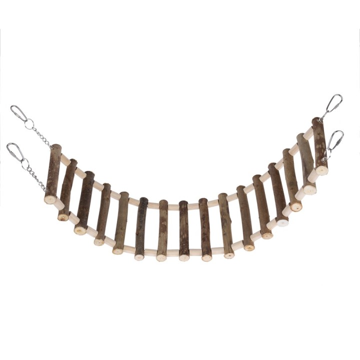 TIAKI Hängebrücke natur - L 77 x B 15 x H 2 cm