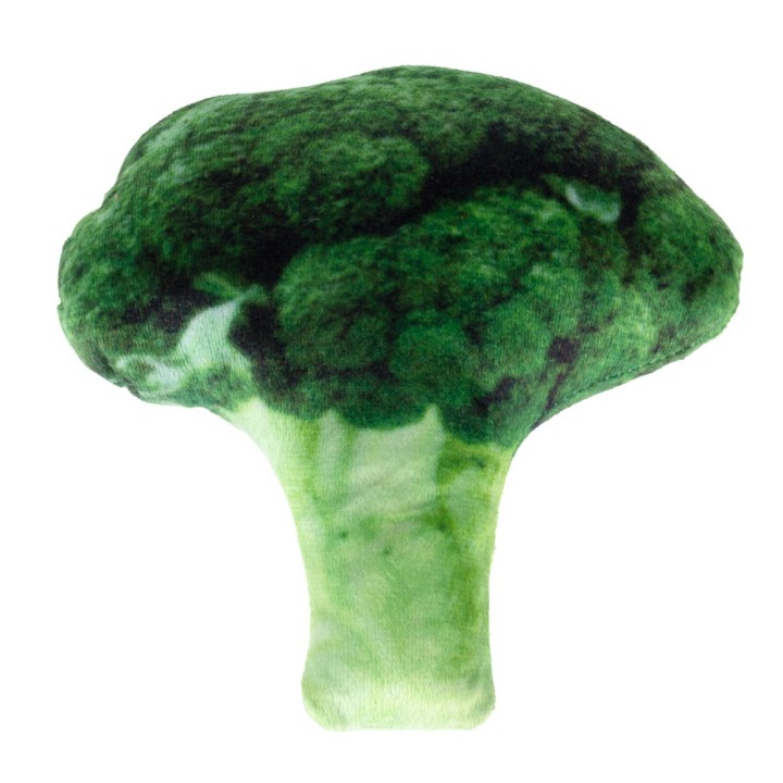 TIAKI Hundespielzeug Quietsche-Broccoli - L 15 x B 16 x H 6 cm