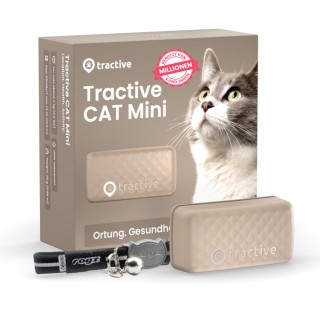 Tractive GPS Tracker für Katzen - braun