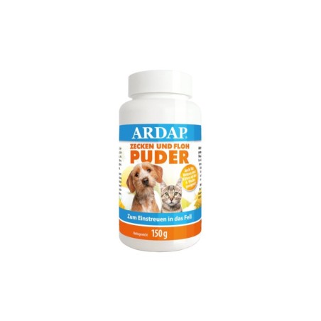 ARDAP Zecken- und Flohpuder - Sparpaket: 2 x 150 g