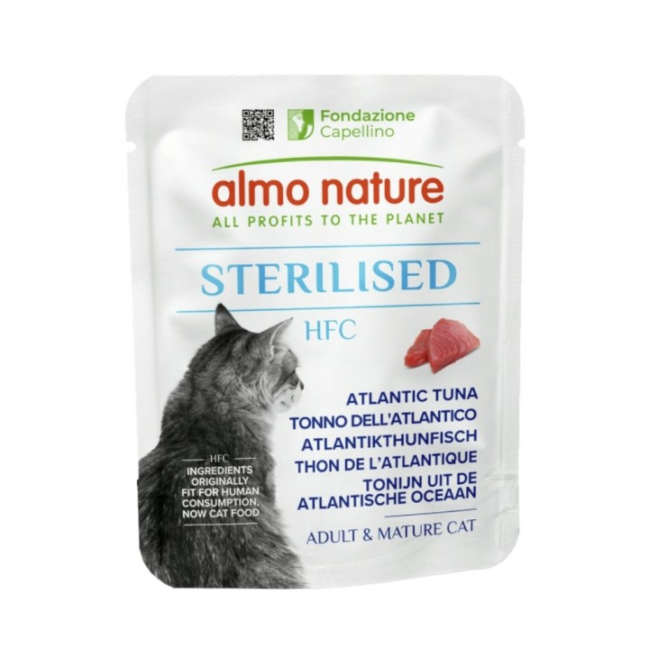 Almo Nature HFC Sterilised 6 x 50 g - Atlantikthunfisch
