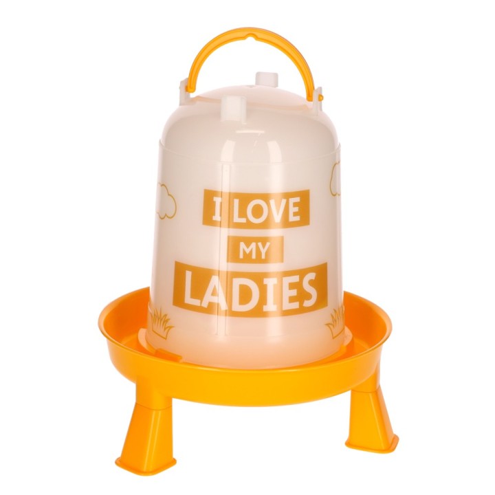 Kerbl Pet Kunststoff-Tränke "Ladies" für Hühner - 3 l / Ø 23 x H 28 cm
