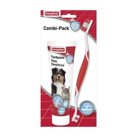 Beaphar Combi-Pack Zahnpasta + Zahnbürste