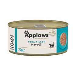 18 x 70 g Applaws zum Sonderpreis! - in Brühe: Thunfischfilet