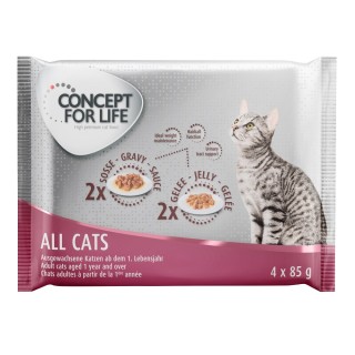 Concept for Life Probierpaket 4 x 85 g - All Cats
