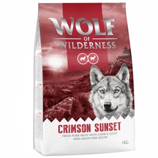 Wolf of Wilderness "Crimson Sunset" Lamm & Ziege - getreidefrei - Sparpaket: 5 x 1 kg