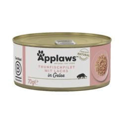 18 x 70 g Applaws zum Sonderpreis! - in Jelly: Thunfisch & Lachs